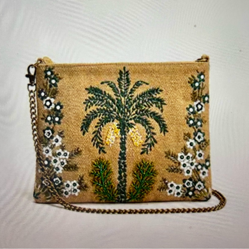 Desert Oasis  Palm Tree Crossbody/Clutch Bag
